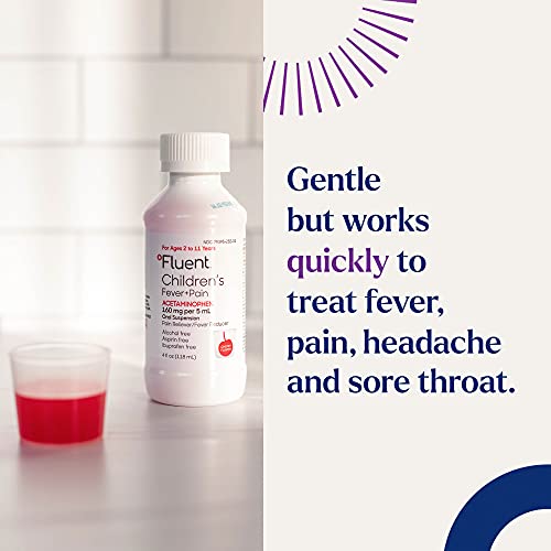 Fluent Children’s Acetaminophen Fever Reducer, Liquid Oral Suspension