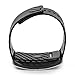 ArmorSuit MilitaryShield - Samsung Gear Fit Black Carbon Fiber Skin Back Protector Film + Anti-Bubble HD Clear Screen Protector For Gear Fit