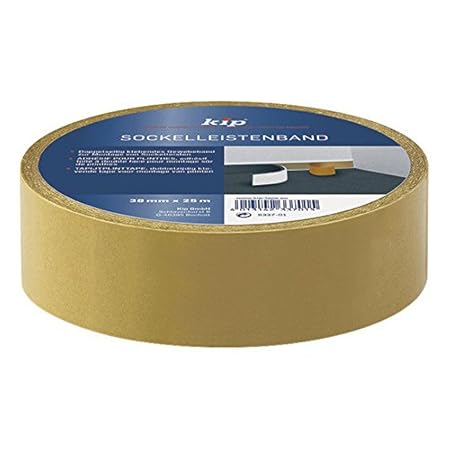 5 Rollen ORIGINAL Kip Sockelleistenband Sockelklebeband Sockelleistenklebeband doppelseitig beidseitig Klebeband