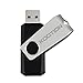 KOOTION 10PCS 8GB USB 2.0 Flash Drive Memory Drive Swivel Memory Stick Flash Memory Black