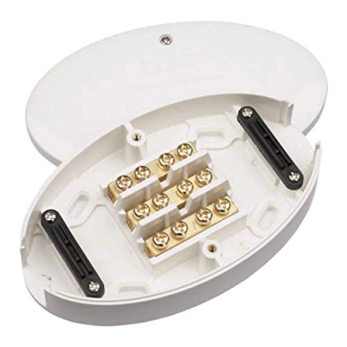 Click WA220 Heavy Duty Junction Box 3 Terminal - 60 Amp (White)