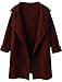 SheIn Women's Long Sleeve Cardigan Lapel Open Front Sweater