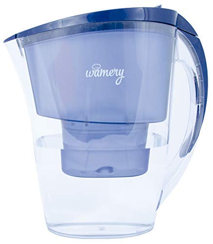 Slim WATER FILTER PITCHER. 6 cups perfect size Jug. Certifie