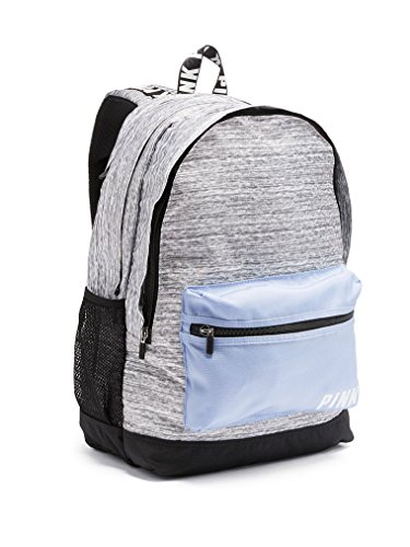 pink and gray backpack