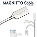 USB Type C Cable, MAGNITTO 3.3FT USB C Cable Metal Braided Fast Charger Data Cord for Samsung Galaxy S8 Plus Note 8, LG G5 G6 V20 v30 Nexus 6P 5X Moto Z, Strong & Premium Type C to USB Charging Cable
