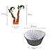 Halloween Witch's Boot Paper Cupcake Toppers Decorations Kit 37Pcs SUNBEAUTY