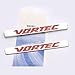 Yoaoo® 2x OEM Red Vortec Emblems Badge for Chevrolet 2500hd GMC Sierra Silverado Gm Truck 6.0 Liter Badge Chrome 2