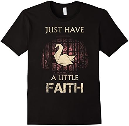 Men's Just Have A Little Faith Tee Shirt 3XL Black
