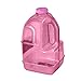 Geo Sports Bottles 1 Gallon BPA Free Reusable Leakproof Wide Mouth Sports Water Jug Bottle with Handle and 48mm Screw Cap (Pink)