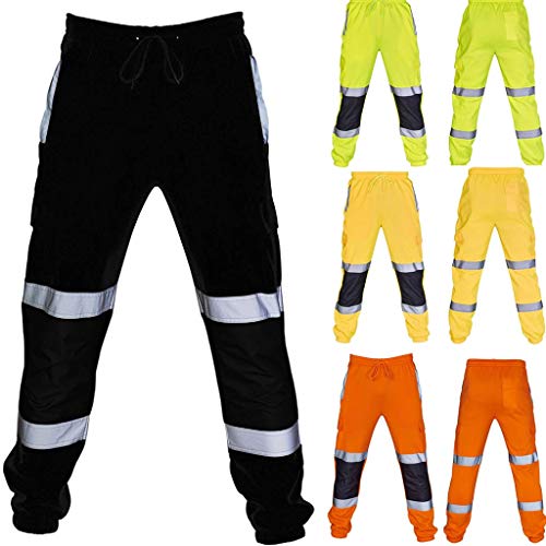 image for Photno High Visibility Sweatshirt,Men's Reflective Waterproof Color Bl