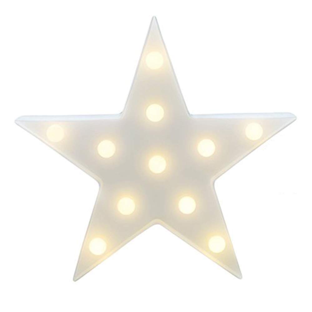 REKYO Marquee LED Night Light, LED Lamps on Wall, Room Decorative Light, Table Lamp Children's Room Christmas Decorative