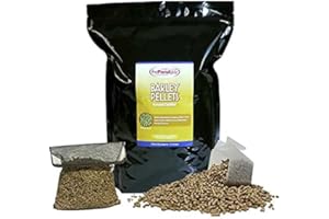 The Pond Guy Barley Straw Pellets Natural Clarifier for Water Gardens & Fountains, Treatment for Cloudy Ponds, Koi Fish, Plant & Pet Safe, 12 lbs