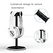 Headset Stand, Gaming Headphone Holder SOWND Aluminum Earphone Stand Holder Table Desk Display Hanger Organizer for All Headphones Size (Black)thumb 2