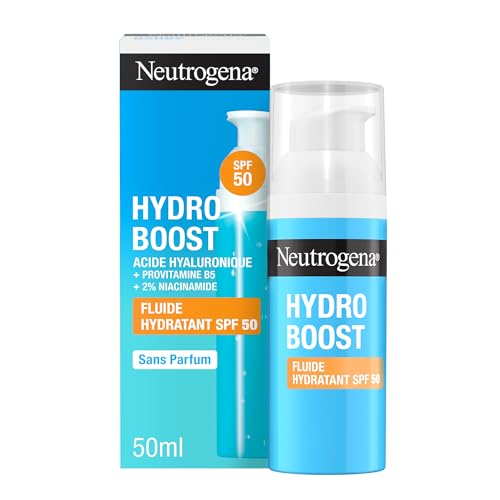 Hydro Boost Fluido Idratante Crema Viso SPF 50, 50 ml