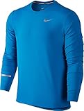 Nike Dri-FIT Contour Shirt - Long-Sleeve - Mens Imperial Blue/Reflective Silver, M