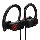 Bluetooth Headphones, COMESONG Wireless Earbuds IPX6 Waterproof HD Stereo Sweatproof Sports Earphones with Mic,10 Hrs Working Time for Running Gym Workout Earbuds Secure Fit Noise Cancelling Headsets
