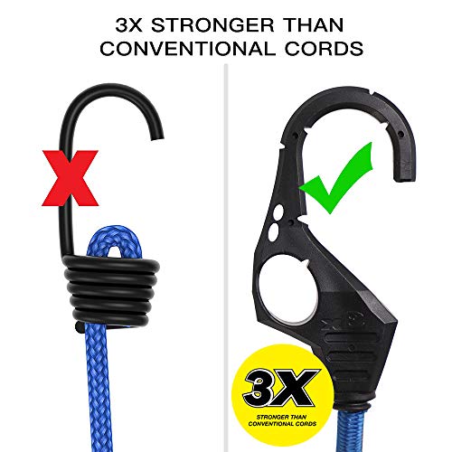 XSTRAP STANDARD Heavy Duty Bungee Cords 10PK 32Inch Bungee Cords with