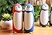 Penguin Insulated Water Bottle - Stainless Steel Vacuum Double Walled Bottle Flask Travel Mug for Kids, Students, 9.6oz, Black