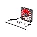 AeroCool Shark 120mm Red Cooling Fan EN55437