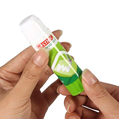 Aceirmc 3D Printer Glue Stick for Hot Bed Print Filament PLA ABS PET PETG Washable Anti-Tilt Non-Toxic(Pack of 3) - Thumbnail 4