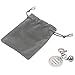 OFPUPPY Cat ID Tags - Dog Memorial Gifts - Pet Birthday Gifts with Bell Dog Stainless Steel Pendant with Gift Bag Pet Label Present Style for Dogs & Cats Collar