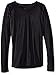 Terramar Thermasilk Spun Silk V Neck Long Sleeve Tops, Charcoal Heather, X-Large/(16)