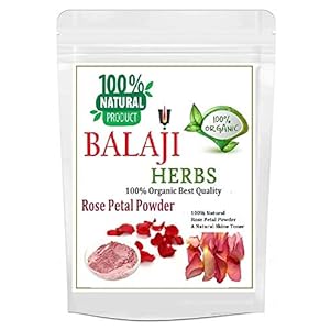 Rose Petal Powder For Skin 100% Pure,Natural and Double Filtered (100g)