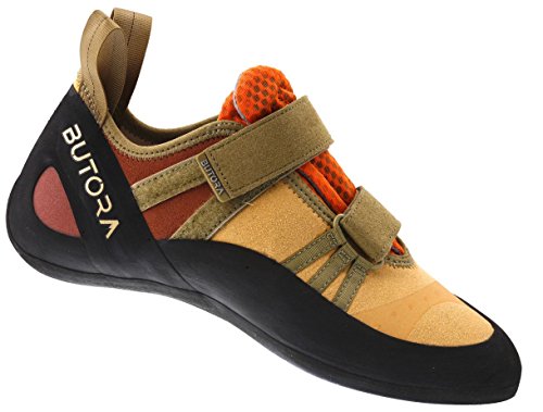 Butora Men's Endeavor Tight Fit Rock Climbing Shoe, Sierra Gold, 12.5
