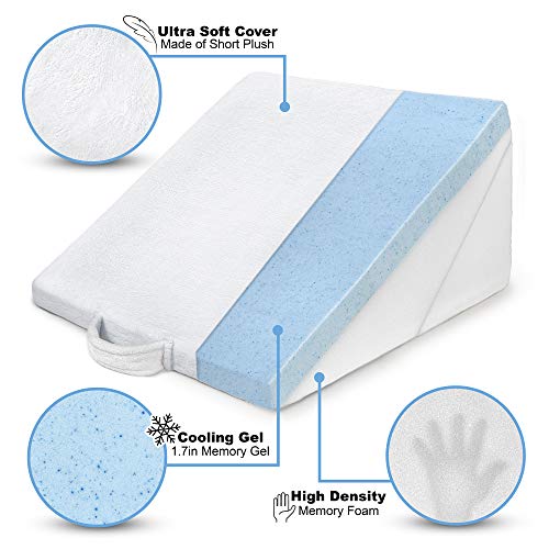 Bed Wedge Pillow Multipurpose Adjustable Leg Support Pillow Cooling