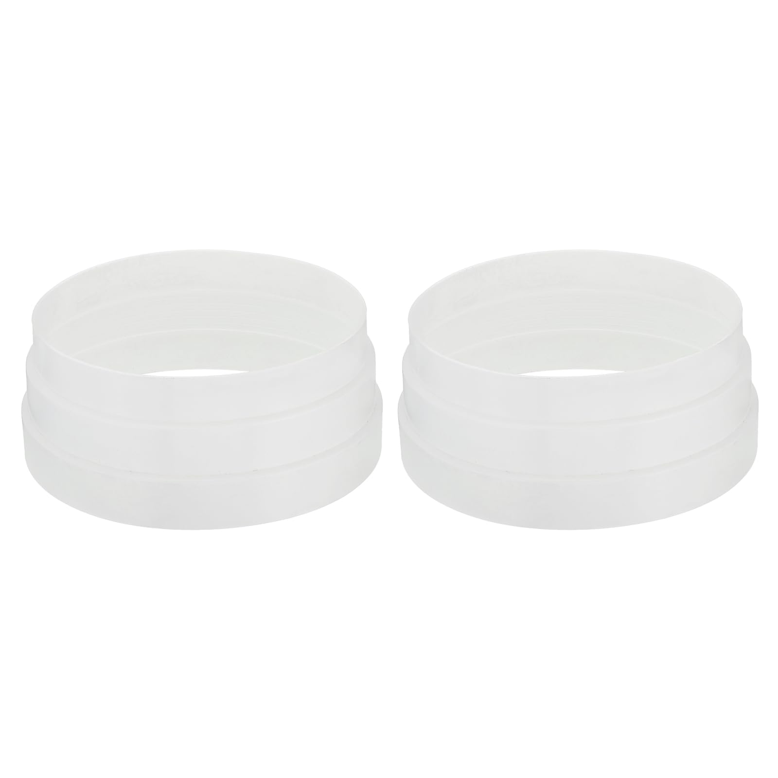 PATIKIL 8" to 7.5" to 7" Duct Reducer, 2 Pack Duct Connector Ducting Inline Adapter Increaser ABS Plastic Vent for HVAC Heating Cooling Air Ventilation