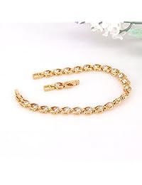 Hip Hop - Pulsera de diamante de 2 filas, estilo punk (oro, plata, negro), aleación, 1