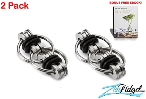 Fidget Toy for Adults (2 PACK)|for ADHD|for Autism| For Kids|for Classroom| Stress/Anxiety Reducer |Ideal for Antsy hands ADD ADHD Autism Adult and Sensory Kids/Children+ FREE EBOOK to De-Stress