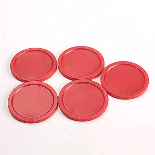 5Pcs Red ABS 2-inch Mini Air Hockey Table 50mm Puck Children Table - Thumbnail 3