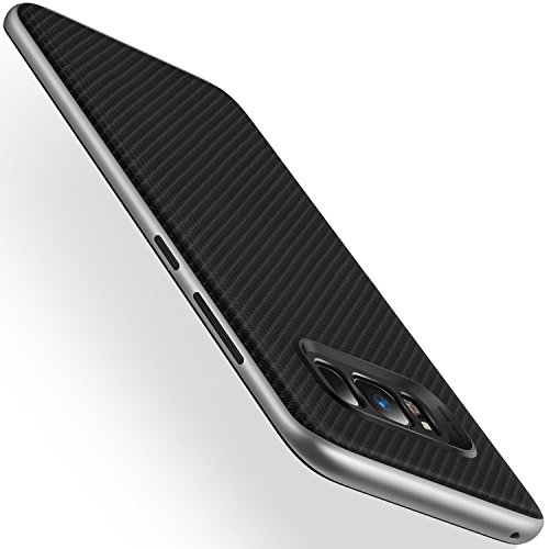 Samsung galaxy s8 case, 2 in 1 hybrid anti fingerprint slim fit s…