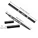 CCbeauty Long Lasting Waterproof Eyebrow Pencil Quick Drying Non Fading Eyebrow Pencil with Brush Twin Head Rotating Pencil,#4 Gray