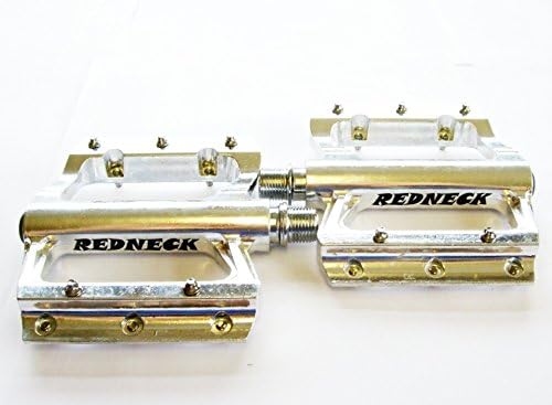 REDNECK Alloy platform 9/16" pedals, replacement grip pins, MTB, BMX, DH, 7 colours