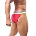 Binmer(TM)Men Briefs Bikini Hollow out Bulge Pouch Shorts Underwear Underpants (L, Red)