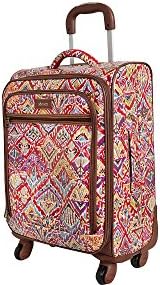 Sakroots Artist Circle Rolling Carry On Luggage (Sweet Red Brave Beauti)