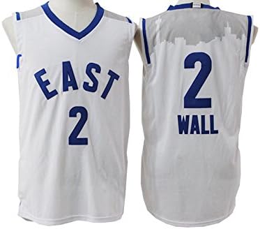 Mens Washington Wizards #2 John Wall Shirts White 2016 All Star Jersey Size M
