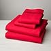 Where The Polka Dots Roam Microfiber Easy Care Luxury Sheet Set, Full/Double, Red