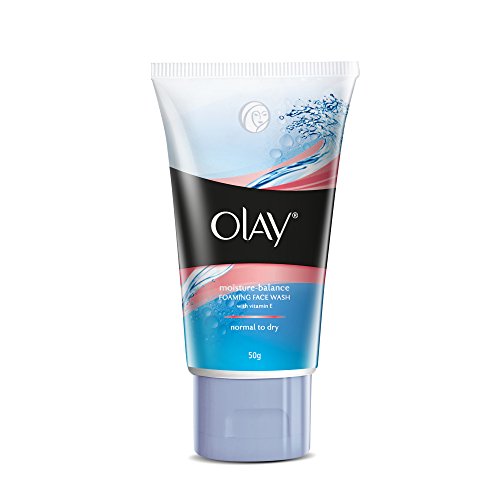 olay moisture balance foaming face wash