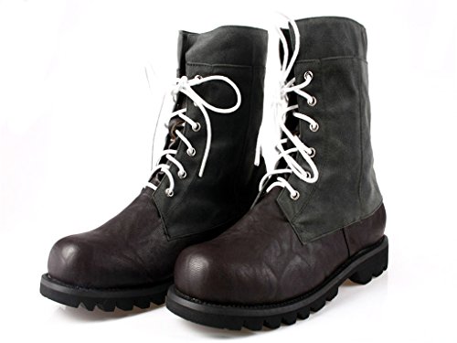 Mtxc Men's Final Fantasy£ºType-0 Cosplay Eingt Uniform Shoes Brown