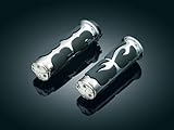Kuryakyn ISO-Flame Grips , Color: Chrome 6261