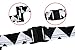 Yonala Women's Sexy Printed High Waist Bandage Bathing Suits Bikini Swimsuit (L, Black)