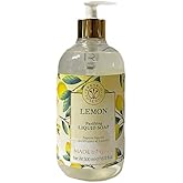 ERBARIO TOSCANO Moisturizing Liquid Soap 16.9 fl. oz Made in Italy (Lemon)