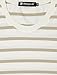 Allegra K Women's Dolman Sleeves Paneled Stripes Loose Tunic Top Brown XL