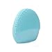 Mini Silicone Facial Cleansing Brush - FEITA Waterproof Silicon Face Cleaner and Electric Masager System for All Skin Types (Blue)