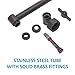 ShowerMaxx, 10 Inches Stainless Steel Adjustable Shower Arm Extender, Adjustable Height and Angle For Fixed, Rain, Handheld Shower Heads, Universal NPT 1/2 inch Connector, Oil Rubbed Bronze Finish