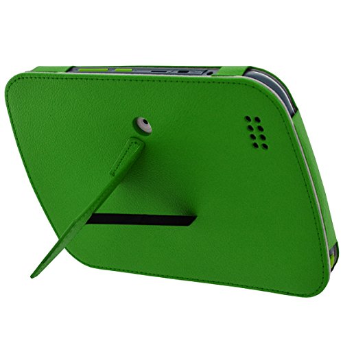 LeapFrog Epic Case - HOTCOOL New PU Leather With Kickstand Cover Case For LeapFrog Epic 7" Android-based Kids Tablet, Green - Thumbnail 4