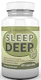 Happilife Sleep Deep Aid All Natural Herbal Supplement, Contains Valerian Root Melatonin Magnesium and Gaba, 60 Vegetarian Capsules